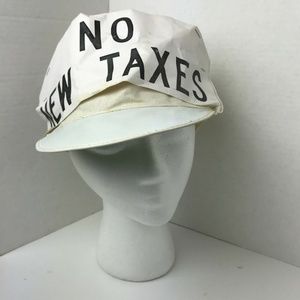 Vintage Historical Political March Hat Taxes Rare